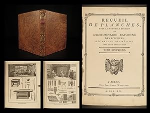 Image du vendeur pour Recueil De Planches, du dictionnaire raisonne des sciences, des arts et des metiers tome 5 mis en vente par Schilb Antiquarian