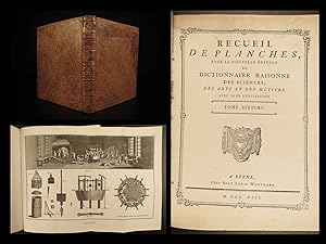 Image du vendeur pour Recueil De Planches, du dictionnaire raisonne des sciences, des arts et des metiers tome 6 mis en vente par Schilb Antiquarian