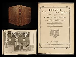 Image du vendeur pour Recueil De Planches, du dictionnaire raisonne des sciences, des arts et des metiers tome 7 mis en vente par Schilb Antiquarian