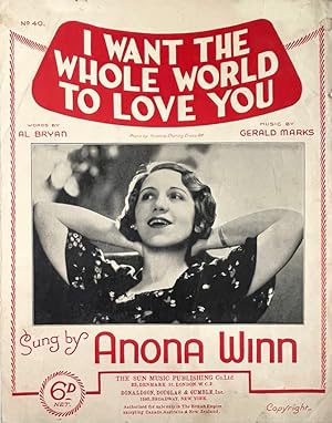 Seller image for I Want The Whole World To Love You for sale by Randall's Books