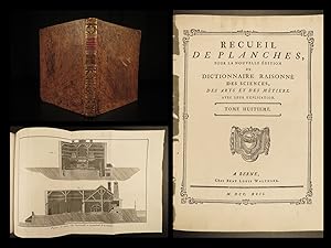 Image du vendeur pour Recueil De Planches, du dictionnaire raisonne des sciences, des arts et des metiers tome 8 mis en vente par Schilb Antiquarian