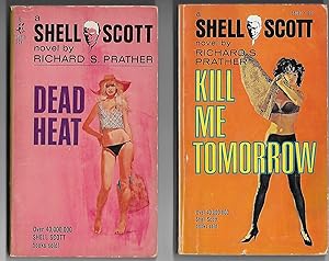 Four Shell Scott novels Dead Heat, Kill Me Tomorrow, Seven Slaughters, Dead Man's Walk
