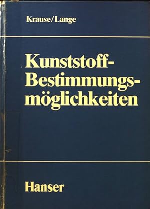 Bild des Verkufers fr Kunststoff-Bestimmungsmglichkeiten : eine Anleitung zur einfachen qualitativen und quantitativen chemischen Analyse. zum Verkauf von books4less (Versandantiquariat Petra Gros GmbH & Co. KG)