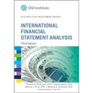 Bild des Verkufers fr International Financial Statement Analysis zum Verkauf von eCampus