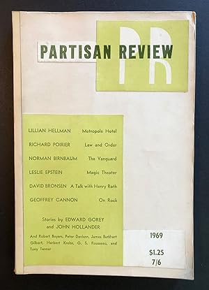 Bild des Verkufers fr Partisan Review, Volume 36, Number 2 (XXXVI; #2 1969) - includes The Deranged Cousins by Edward Gorey zum Verkauf von Philip Smith, Bookseller