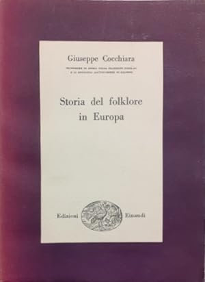 Imagen del vendedor de Storia del folklore in Europa. a la venta por FIRENZELIBRI SRL