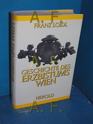 Imagen del vendedor de Geschichte des Erzbistums Wien. a la venta por Antiquarische Fundgrube e.U.