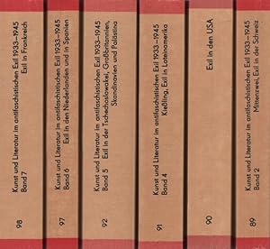 Bild des Verkufers fr [6 Bde., 2-7] Kunst und Literatur im antifaschistischen Exil 1933-1945. 2. Exil in der Schweiz. 3. Exil in den USA. 4. Exil in Lateinamerika. 5 Exil in der Tschechoslowakei, in Grobritannien, Skandinavien und Palstina. 6. Exil in den Niederlanden und in Spanien. 7. Exil in Frankreich. zum Verkauf von Fundus-Online GbR Borkert Schwarz Zerfa