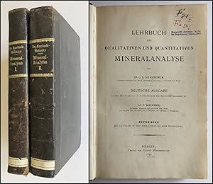 Lehrbuch der qualitativen und quantitativen Mineralanalyse. 2 Bände.