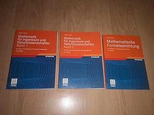 Lothar Papula, Mathematik für Ingenieure . 1 + 2 + Formelsammlung / Bundle Set Paket