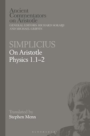 Immagine del venditore per Simplicius : On Aristotle Physics 1.1"2 venduto da GreatBookPricesUK