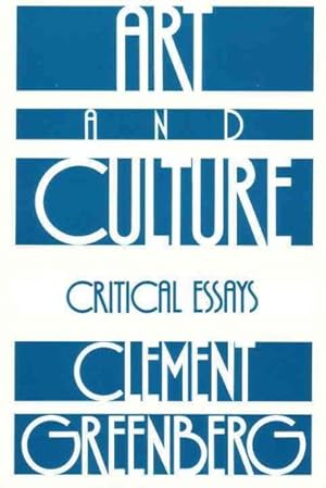 Immagine del venditore per Art and Culture Critical Essays : Critical Essays venduto da GreatBookPrices