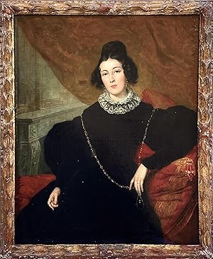 Madame Eugene Foulc, born Irma Negre Portrait Painting