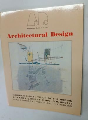 Imagen del vendedor de Architectural Design Magazine 56. June 1986. a la venta por Plurabelle Books Ltd