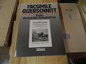 Seller image for Facsimile Querschnitt. Frhe Automobil-Zeitschriften for sale by Versandantiquariat Schfer
