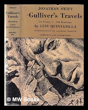 Image du vendeur pour Gulliver's Travels; 24 Prints 160 Drawings Illustrated by Luis Wuintanilla Introduction by Jacques Barzun mis en vente par MW Books Ltd.