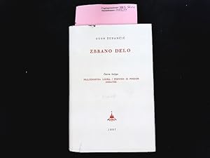 Seller image for Zbrano delo. Zbrana dela slovenskih pesnikov in pisateljev. for sale by Antiquariat Bookfarm