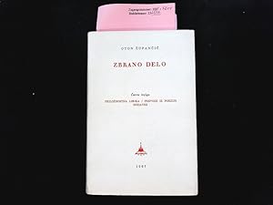 Seller image for Zbrano delo. Zbrana dela slovenskih pesnikov in pisateljev. for sale by Antiquariat Bookfarm