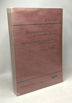 Rechtsgeschichte Ägyptens als römischer Provinz: Die Behauptung des ägyptischen Rechts neben dem ...