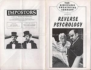 Reverse Psychology: by Charles Ludlam (the original playbill) & advertisment for the film "Impost...