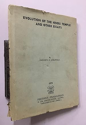 Seller image for Evolution Of The Hindu Temple And Other Essays. for sale by Prabhu Book Exports