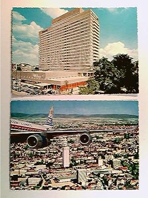 Frankfurt a.M., Hotel Intercontinental, City mit Henninger Turm, 2 AK, Konvolut, 1x gelaufen 1969