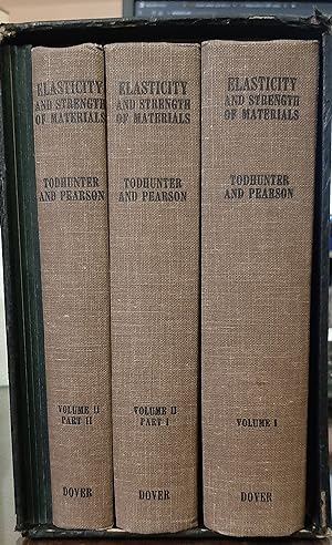 A history of the Theory of elasticity and of the strenght of materials. 3 volumes