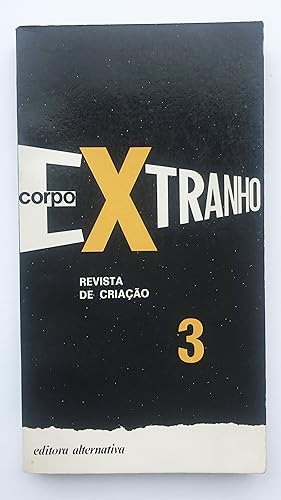 Seller image for Corpo Extranho: Revista de criao no. 3 for sale by William Allen Word & Image