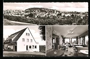 Image du vendeur pour Ansichtskarte Leonberg, Cafe, Weinstube Gartenstadt, Rutesheimer Strasse 63 mis en vente par Bartko-Reher