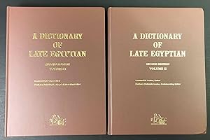 A Dictionary of Late Egyptian. Vol. I & II (2nd edition, complete set)