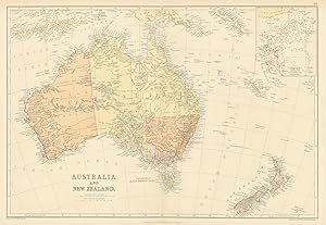 Australia and New Zealand; Inset map of Torres Strait