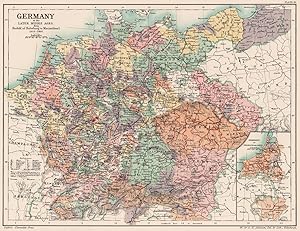 Germany in the later middle ages, from Rudolf of Habsburg to Maximilian L 1273-1492; Inset map of...