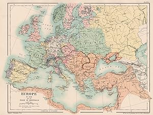 Europe in 1648 after the Peace of Westphalia