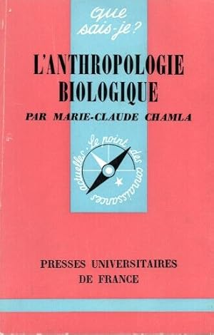 Image du vendeur pour L'anthropologie biologique mis en vente par dansmongarage