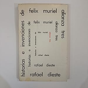 Bild des Verkufers fr Historias e invenciones de Flix Muriel zum Verkauf von Saturnlia Llibreria