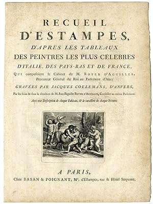 Antique Master Print-TITLE PAGE-PUTTI-FAUN-Coelemans-Rubens-1767