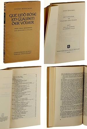 Bild des Verkufers fr Gut und Bse im Glauben der Vlker. 2., vllig neu bearb. u. erw. Aufl. zum Verkauf von Antiquariat Lehmann-Dronke