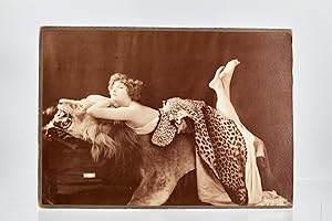 Image du vendeur pour Portrait photographique de Colette  la peau de lion mis en vente par Librairie Le Feu Follet