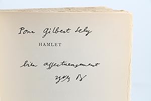 Bild des Verkäufers für Hamlet suivi d'une Idée de la Traduction zum Verkauf von Librairie Le Feu Follet