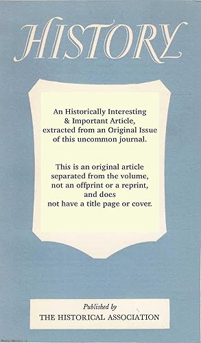 Imagen del vendedor de Dates and Anniversaries. An original article from the Quarterly Journal of the Historical Association, 1931. a la venta por Cosmo Books