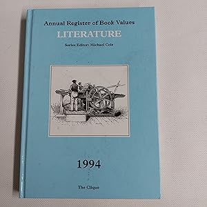 Bild des Verkufers fr Annual Register Of Book Values Literature zum Verkauf von Cambridge Rare Books