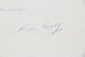 Lettre autographe signée adressée à Emile Cremer