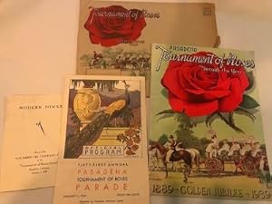 Seller image for PASADENA TOURNAMENT OF ROSES GOLDEN JUBILEE MAGAZINE 1889-1939 for sale by Abound Book Company