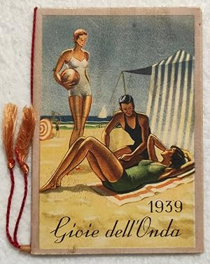 Calendario/Calendarietto Barbiere Pubblicitario - Gioie dell'Onda - 1939 - Mare