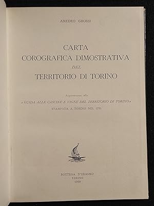 Carta Corografica Dimostrativa del Territorio di Torino - 1968