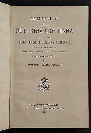 Compendio della Dottrina Cristiana - Lombardia Piemonte - 1901