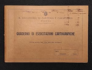 Quaderno Esercitazioni Cartografiche - Accademia Fanteria Cavalleria Modena