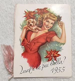 Calendario/Calendarietto Pubblicitario Qual è la Più Bella? 1955