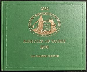 Lloyd's Register of Shipping - Register of Yachts - 1970