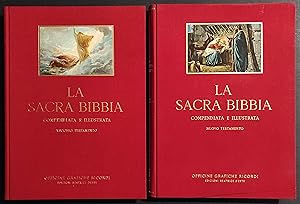 La Sacra Bibbia Compendiata e Illustrata - F. Perlatti - Ed. Ricordi - 2 Vol.